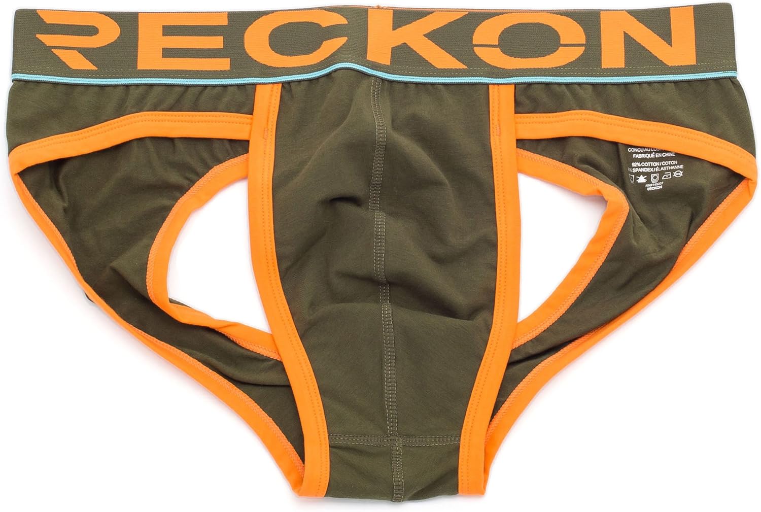 Reckon Underwear Men's Low Rise Backless Pouch Jock Strap Briefs