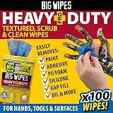 Big Wipes Heavy Duty Pro+ Hand Wipes x100 Refill Pouch view 2