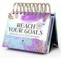 Daily Flip Calendar With Inspirational Quotes - Motivational Desk Calendar For Office & Home