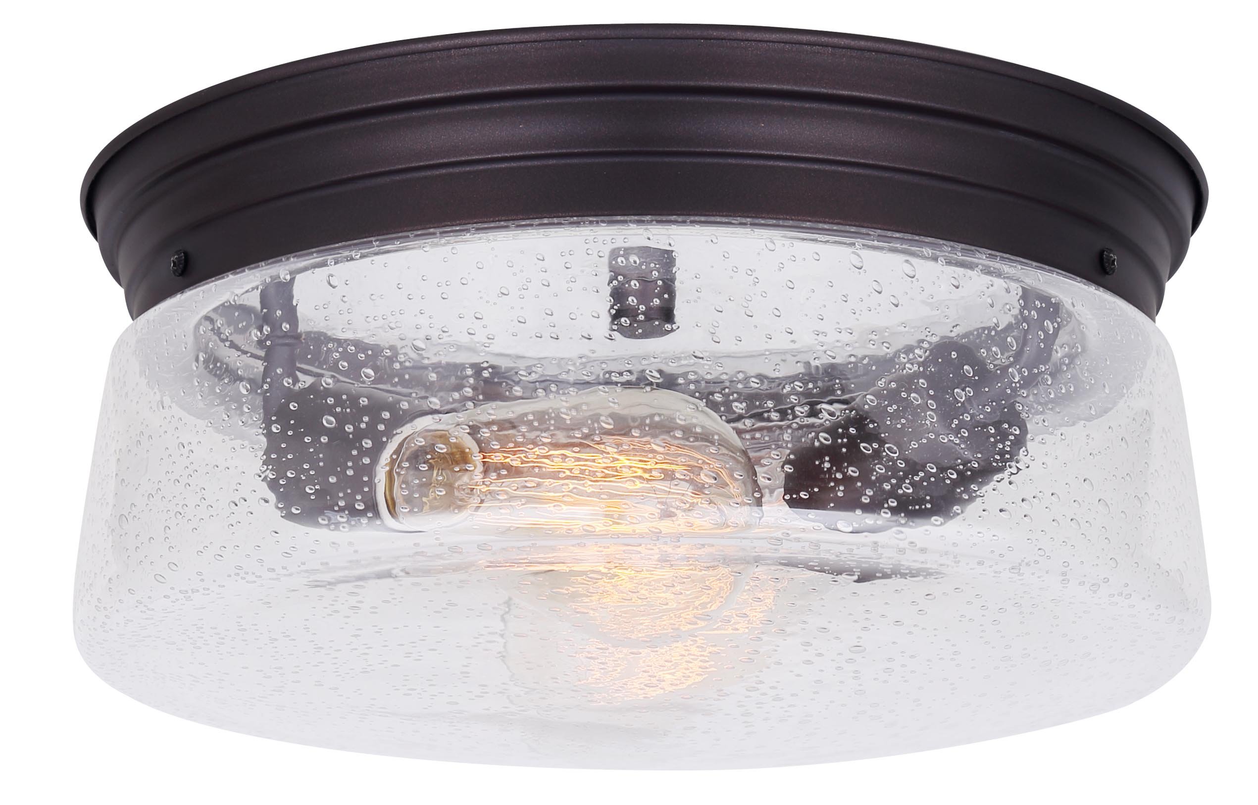 CANARM IFM623A12ORB Mill 2 Lt Flush Mount Seeded