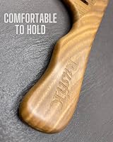 RustiK Sandalwood Wide Tooth Comb Anti Static Detangling Wooden Hair Brush view 3