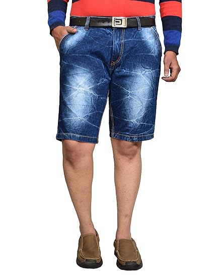 denim bermuda shorts mens