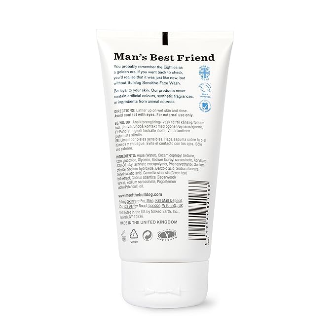 bulldog sensitive face wash review