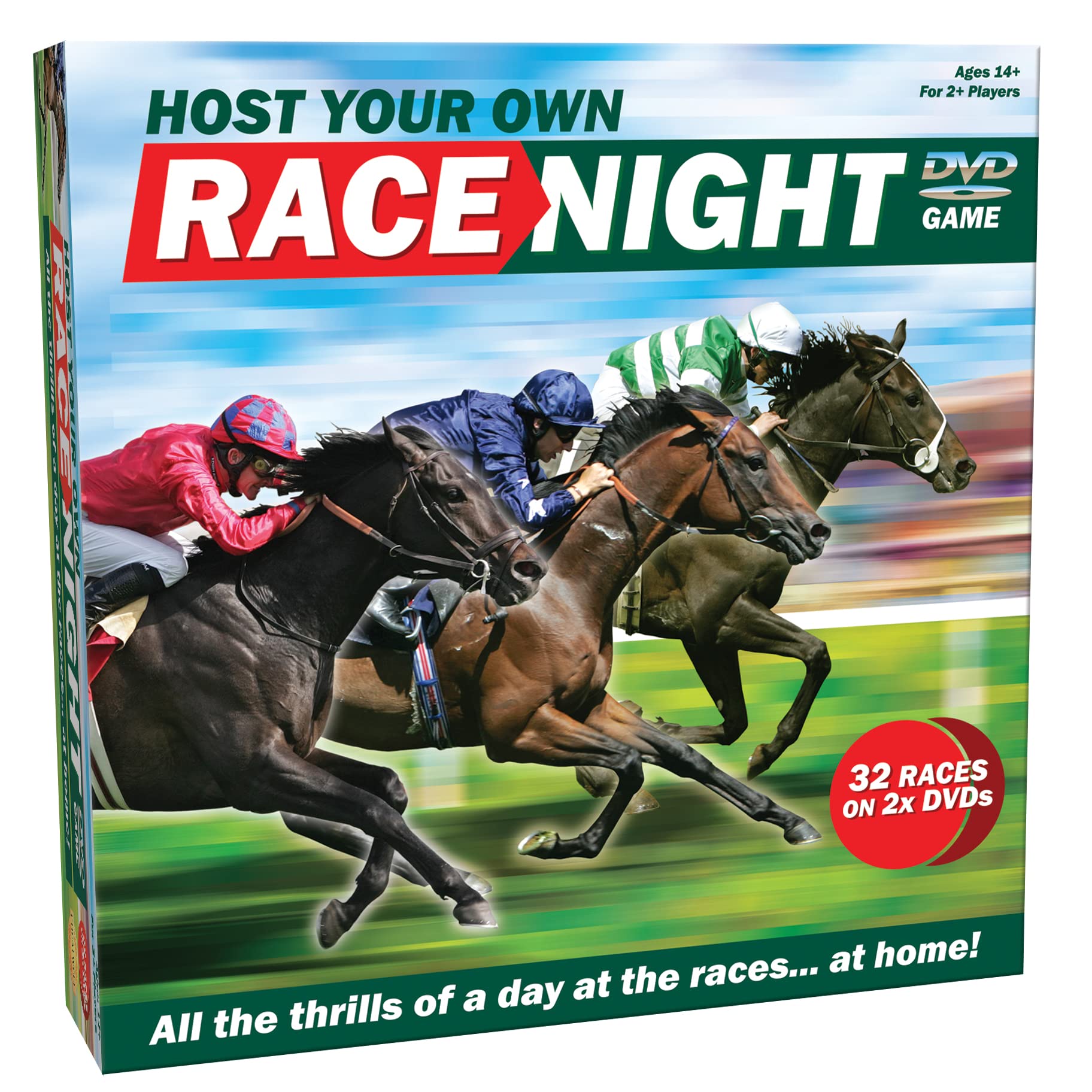 Cheatwell Games Host Your Own Race Night - Play At Home Day At The Races - Family Fun - Ages 14+ - 2 Or More Players