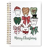 VIIJJUE Christmas Bow Dental Notebook, Dentist