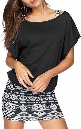 bodycon dress with loose top