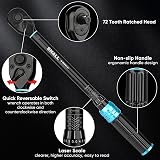 Shall 11-Piece 3/8 Pin Torque Wrench Set 5-60 Nm with Extensions Case view 6