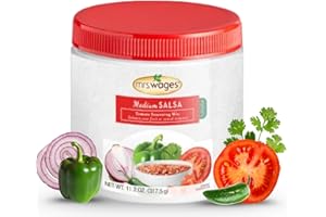 Mrs. Wages Medium Salsa Canning Mix, Quick and Easy, Simple-To-Use, Easy Storage, Long-Lasting, Flavorful Spice, 11.2 oz Canister (Pack of 1)