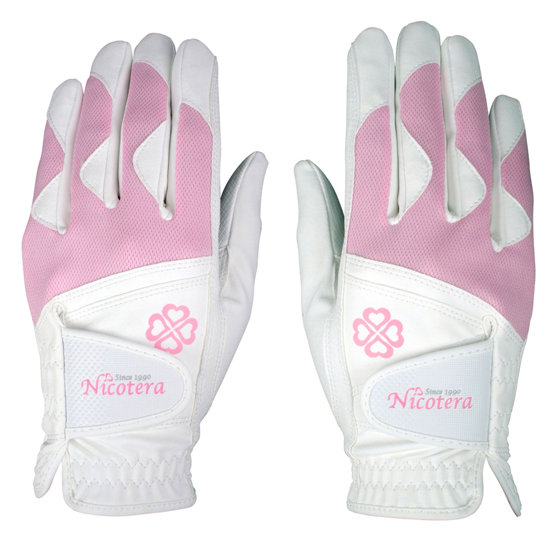 LEZAX Nicotera レディース ゴルフグローブ ホワイト Sの商品画像