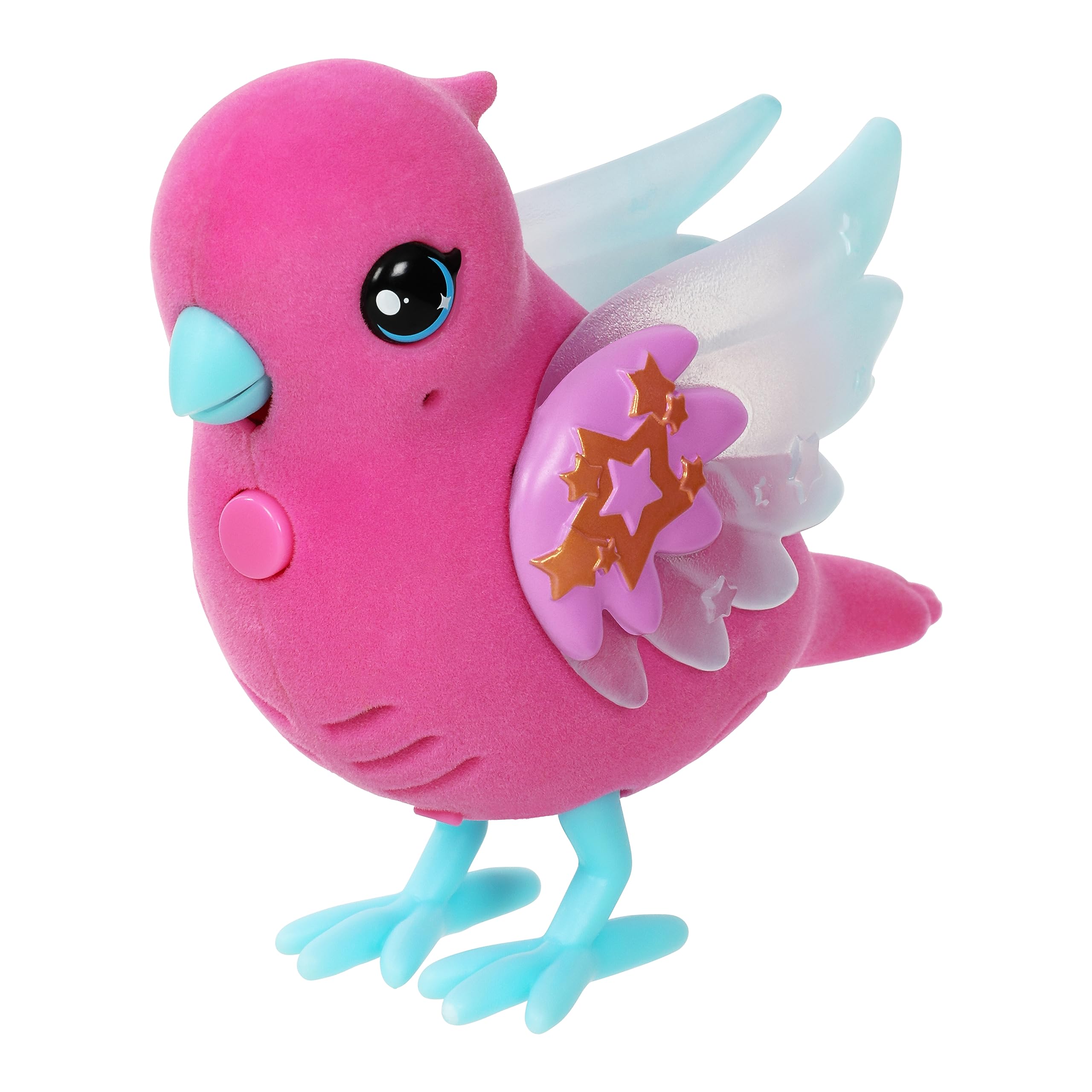 Little Live Pets - Lil' Bird Single Pack | Interactive Toy Bird, 20+ Sounds, Light Up Wings, Repeats What You Say