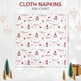 Utopia Kitchen Gnommies White Cloth Napkins 12 Pack 18x18 Inches view 5