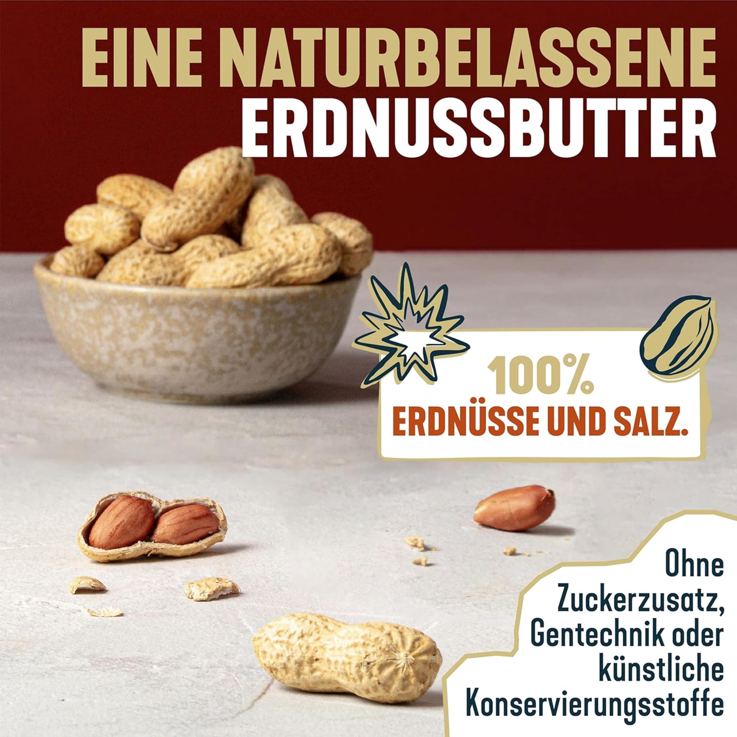 ManiLife Creamy Erdnussbutter 900g, Deep Roast | Protein, Ohne Zuckerzusatz & Ohne Palmöl | Peanut Butter aus Single Origin Argentinischen Erdnüssen Hergestellt (Verpackung Kann Variieren) 6