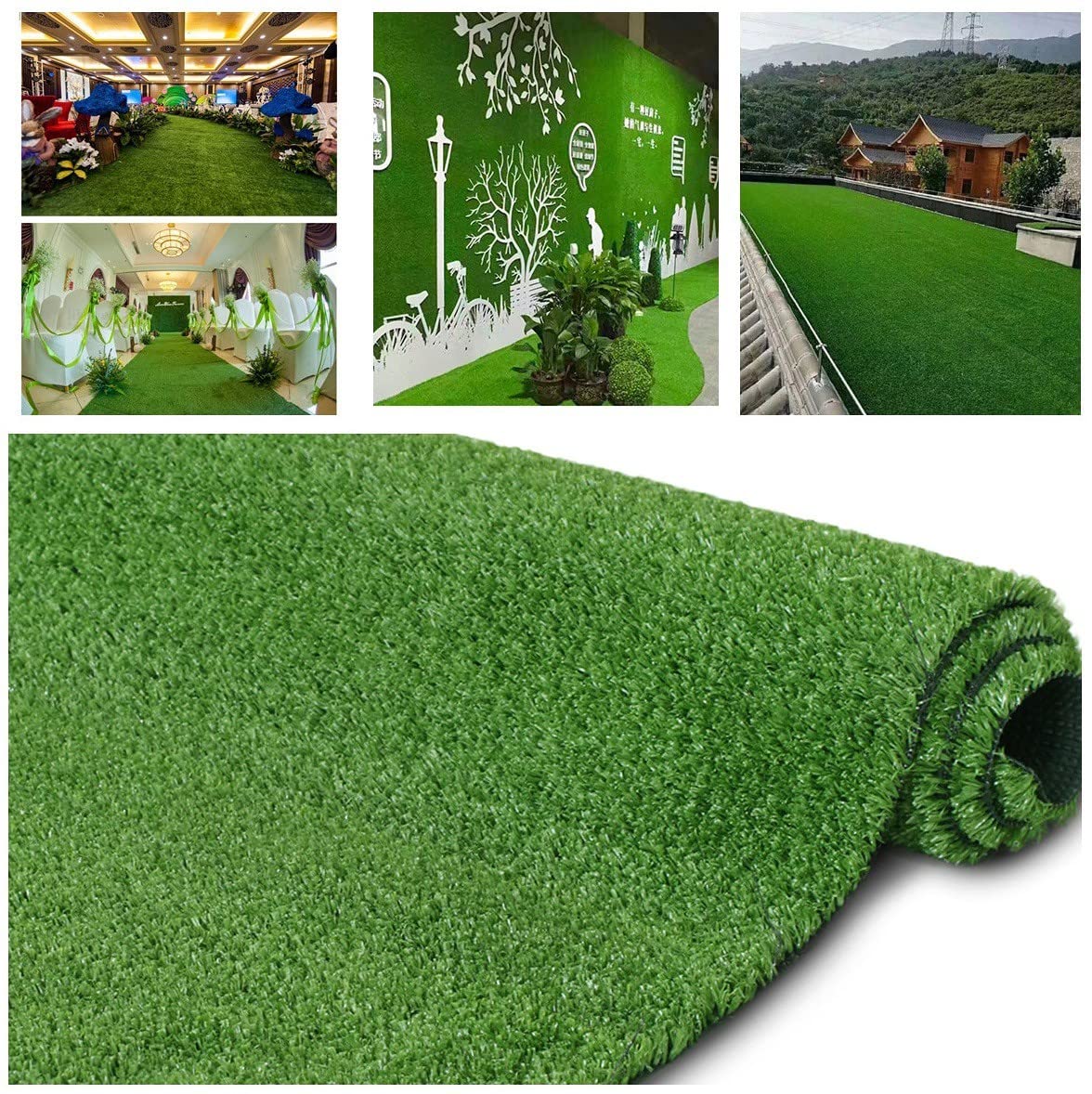Petgrow Artificial Grass Turf Lawn 6FTX17FT,Economy Indoor Outdoor ...
