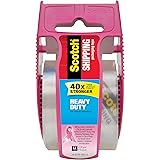 Scotch Heavy Duty Packaging Tape, 1.88" x 22.2 yd, Designed for Packing, Shipping and Mailing, Strong Seal on All Box Types,