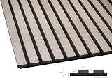 Fuse Acoustic Grey Oak Wall Panels 240cm x 60cm 2 Pack view 5