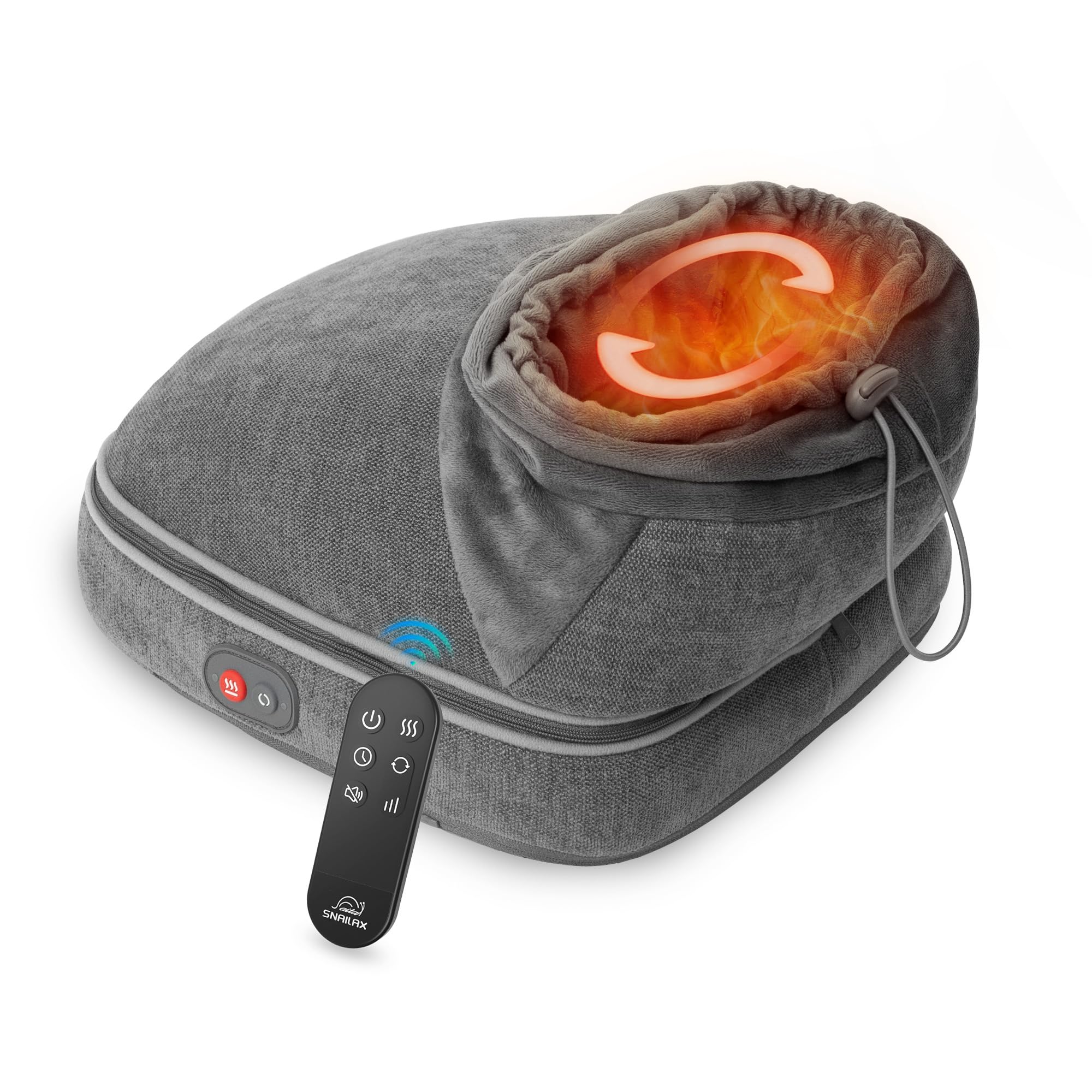 Photo 1 of Snailax Foot Massager with Heat, Heated Foot Warmer Under Desk, Vibration Feet Massager Machine with 3 Vibrating Modes & 2 Heating Levels, Remote Control, Foot Heater