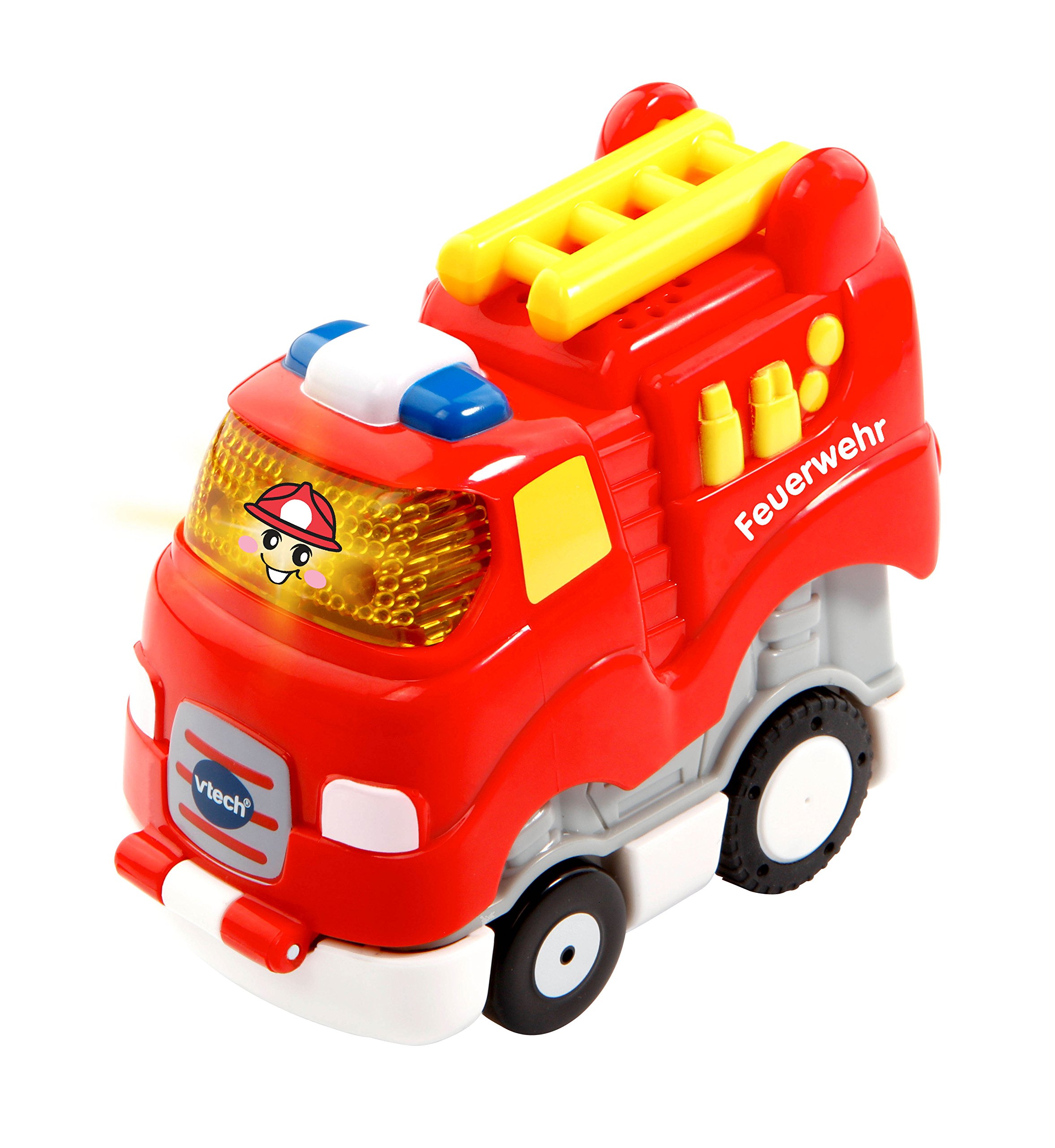 Vtech TUT TUT Baby Speedster - Press and Go Fire Brigade - Toy Car with Music, Light Up Button and Exciting Sounds - For Children Aged 1-5 Years
