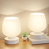 Kakanuo Touch Bedside Lamps Set of 2, Small Table