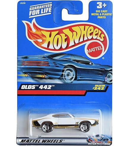 Amazon.com: Mattel Hot Wheels Olds 442 W 30 #267 [5 dot], Yellow