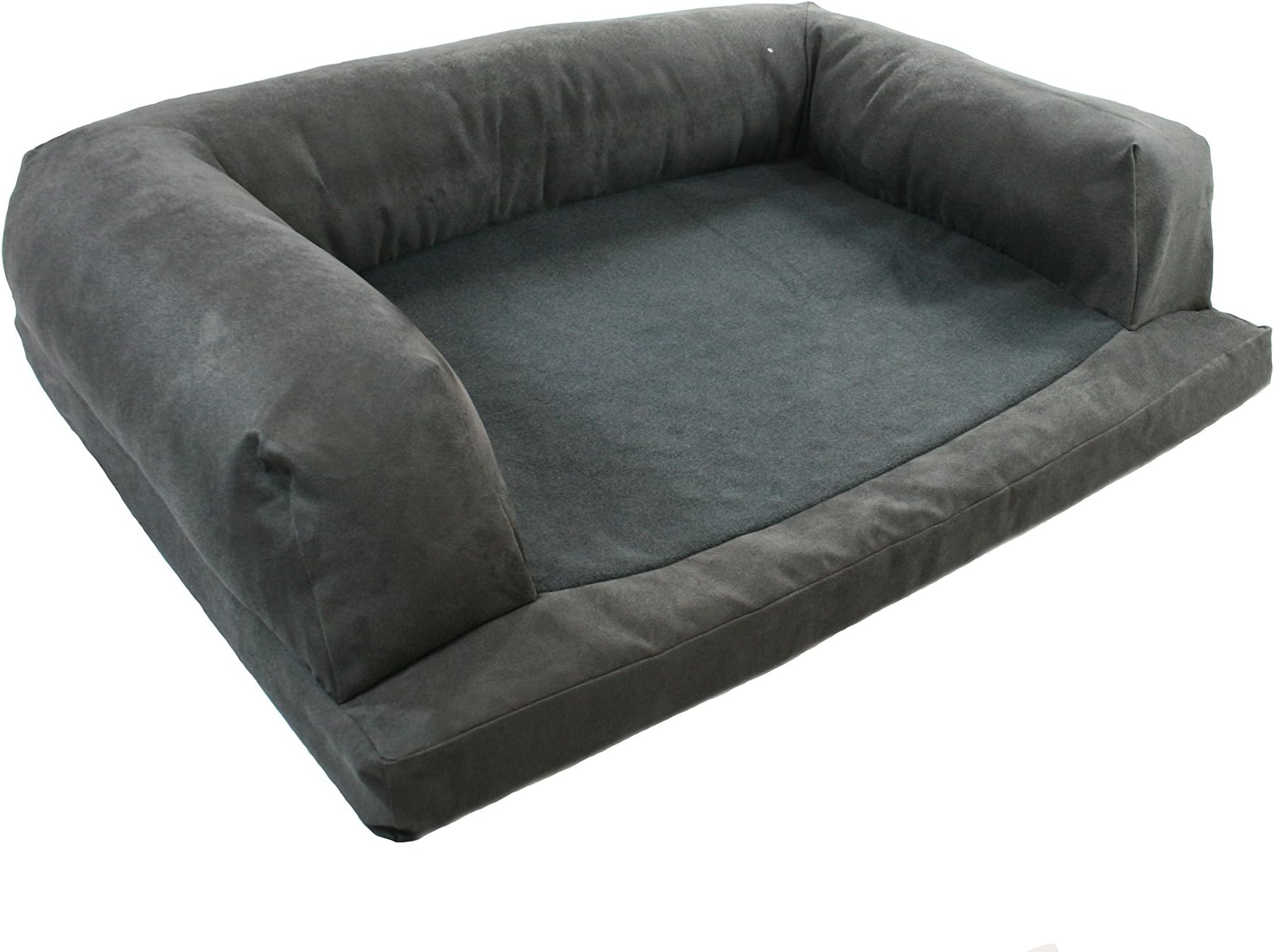 Hidden Valley Products 30 x 40 Microsuede Baxter Couch, Grey, Large