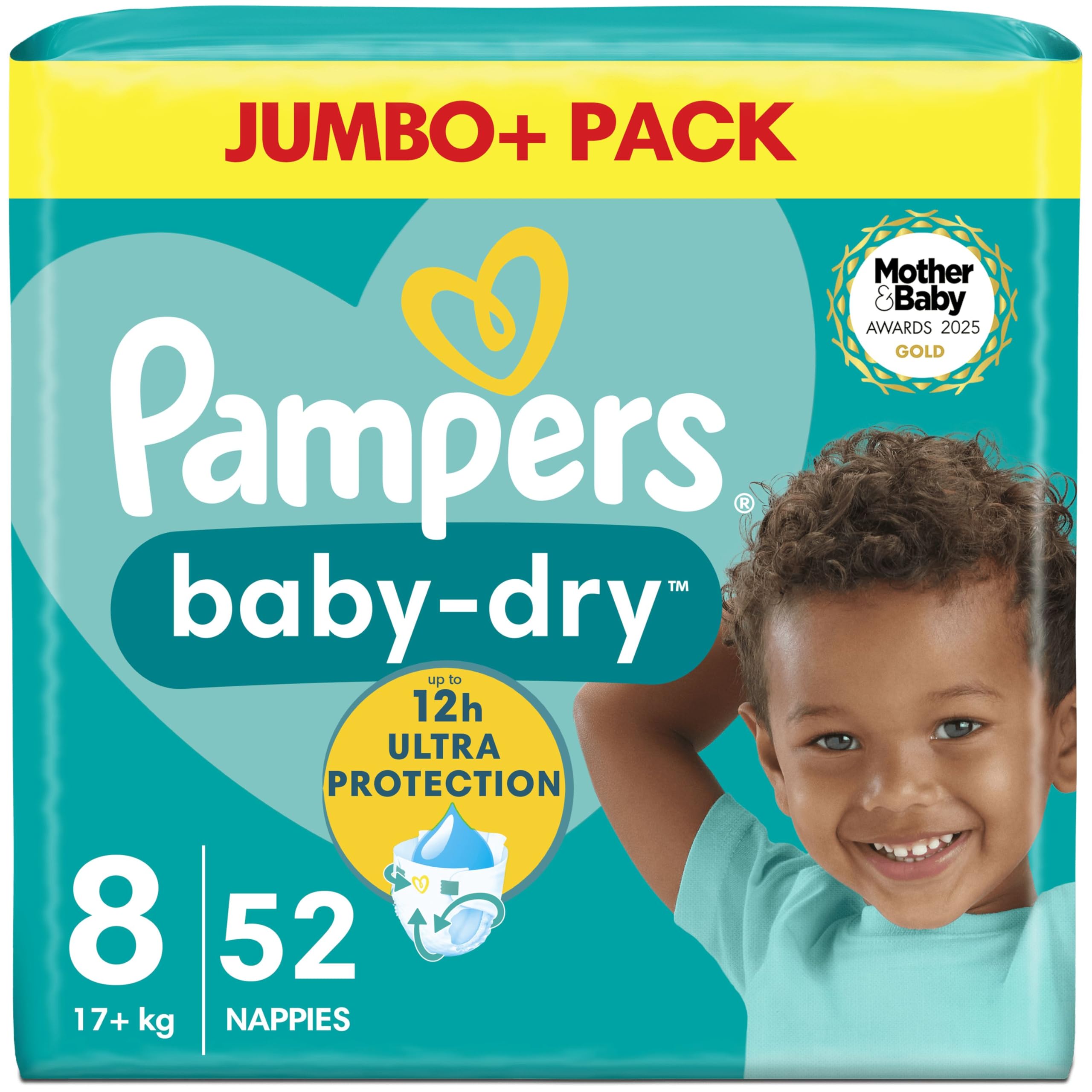 Pampers Baby Dry Size 8 x52