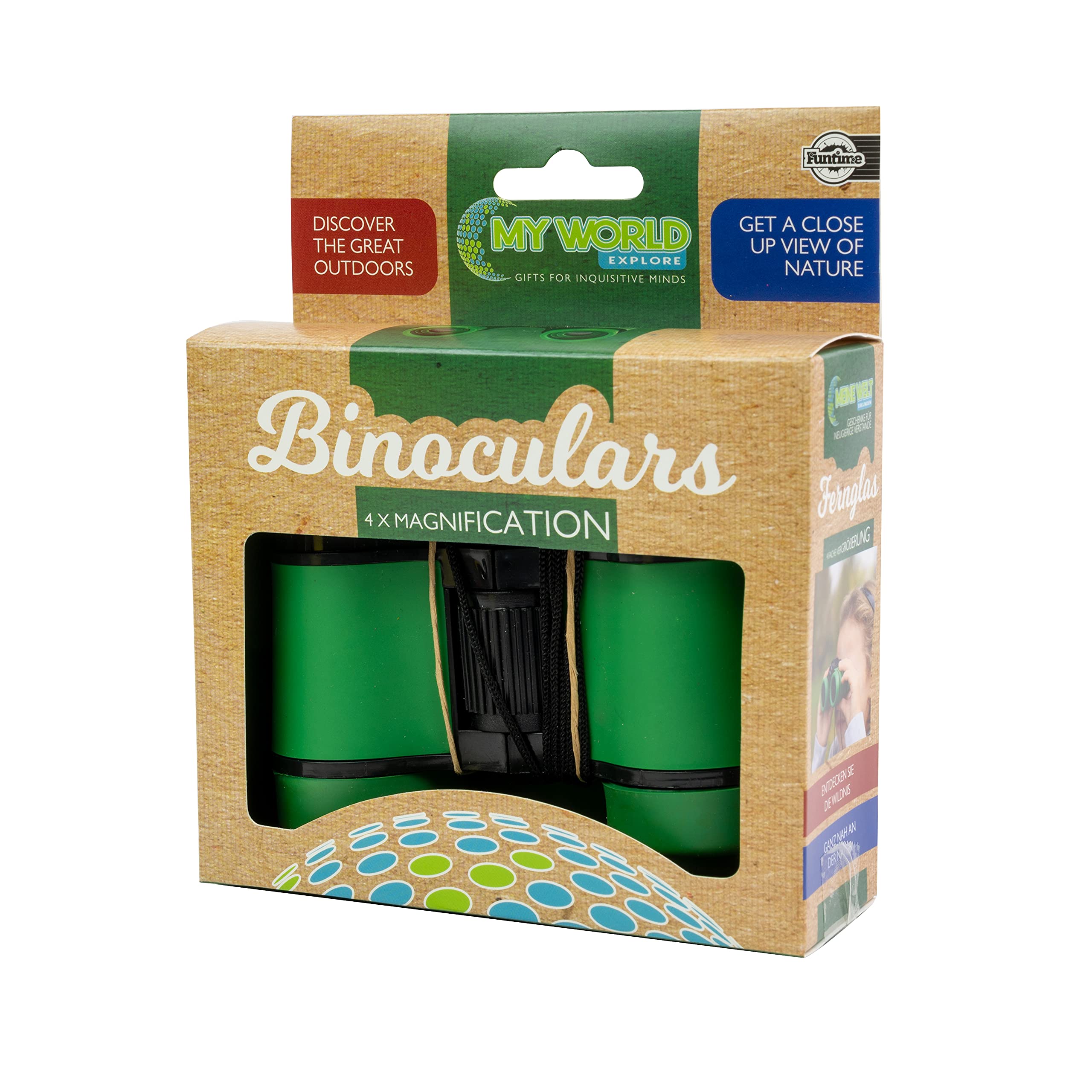 My World Binoculars encourages children to explore the outdoors, nature, summer activity