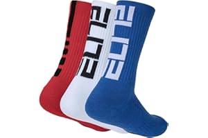 Pawdoer Boys Elite Basketball Crew Socks for Girls Youth Kids, Cushion Performance Athletic Basketball Socks