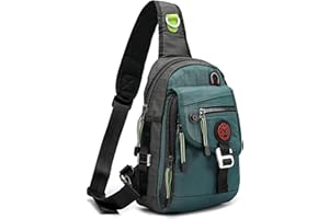 NICGID Sling Bag Chest Shoulder Backpack Crossbody Bags for iPad Tablet Outdoor Hiking Men Women