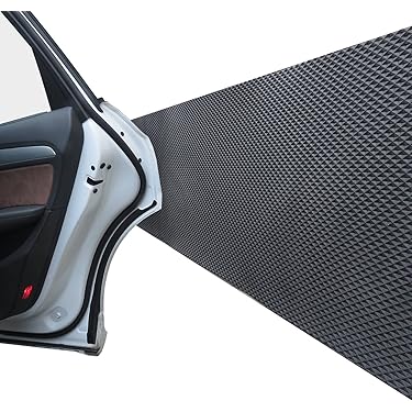 Rubber Wall Protector Garage Wall Protector Strip - 3.2" X 6.6' Self-Adhesive Car Door Guard Garage Wall Strip