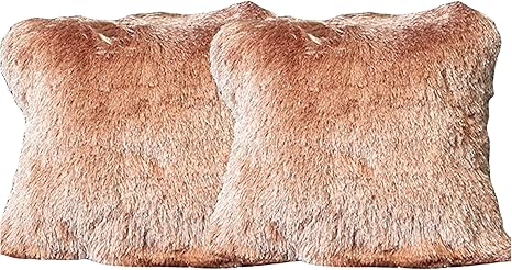 Amazon Com Celebrity Home 2pc Decorative Pillow Covers Super Soft Shimmery Metallic Yarn Luxury Decorative Throw Covers Perfect Home Decor Bedroom Living Room Dining Room Set Of Two 19 X 19 Blush Kitchen