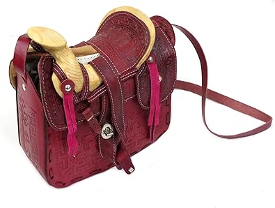 leather saddle purse