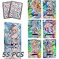 fuxi 55Pcs Goddess Story Card Holographic Golden Letter All Shiny Anime Swimwear Girl Collection Card