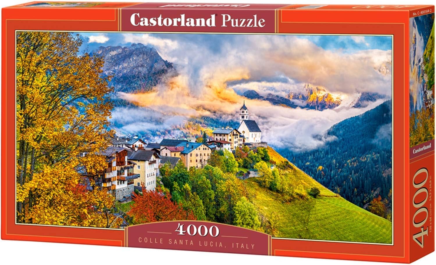 Landscape Puzzle – 4000 Puzzle - Colle Santa Lucia, Italy - Family Puzzles – Scenic Puzzles for Adults - Nature Puzzle - Difficult Jigsaw Puzzle