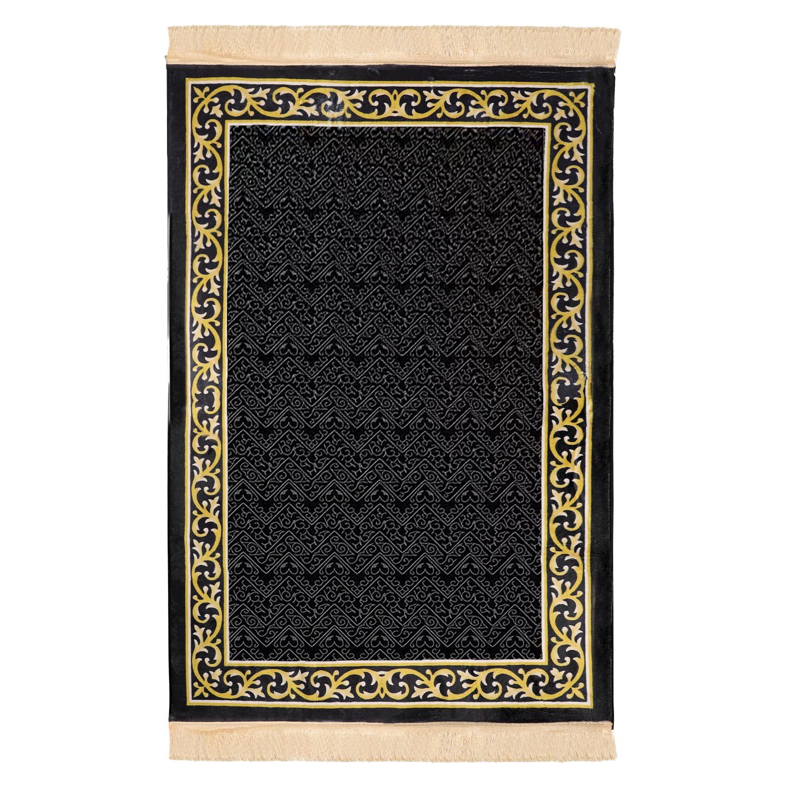 TINAYAUE 80 x 120cm Cozy Muslim Prayer Carpet Soft Worship Mat Islamic Prayer Mat Large Arab Area Rugs Ramadan Gifts Mecca Mat Yoga Meditation Pad for Living Room Bedroom Porch