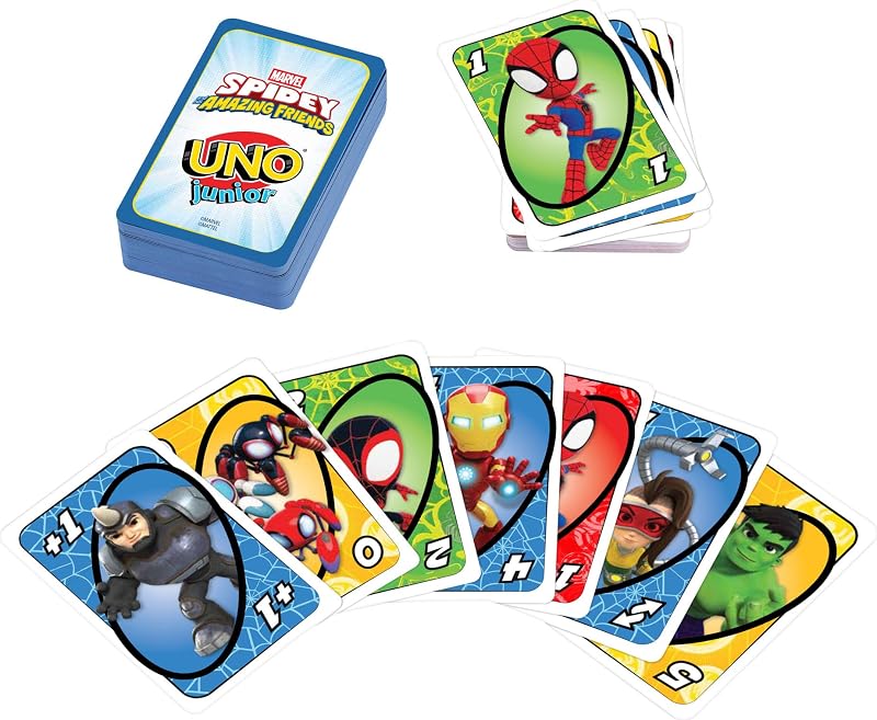 UNO junior Marvel Spidey und Seine Super-Freunde, ab 3 Jahren