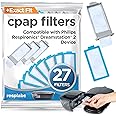 resplabs CPAP Filters Compatible with The Philips Respironics DreamStation 2 CPAP and BiPAP Machines - Reusable and Disposable Filter Replacement (27-Pack)