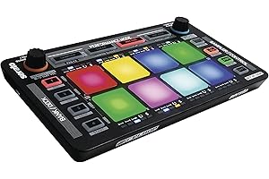 Reloop NEON USB Modular DJ Pad Controller for Serato DJ Pro – SP6 Sample Control, 8 Performance Modes, 4-Deck Control, Flip M