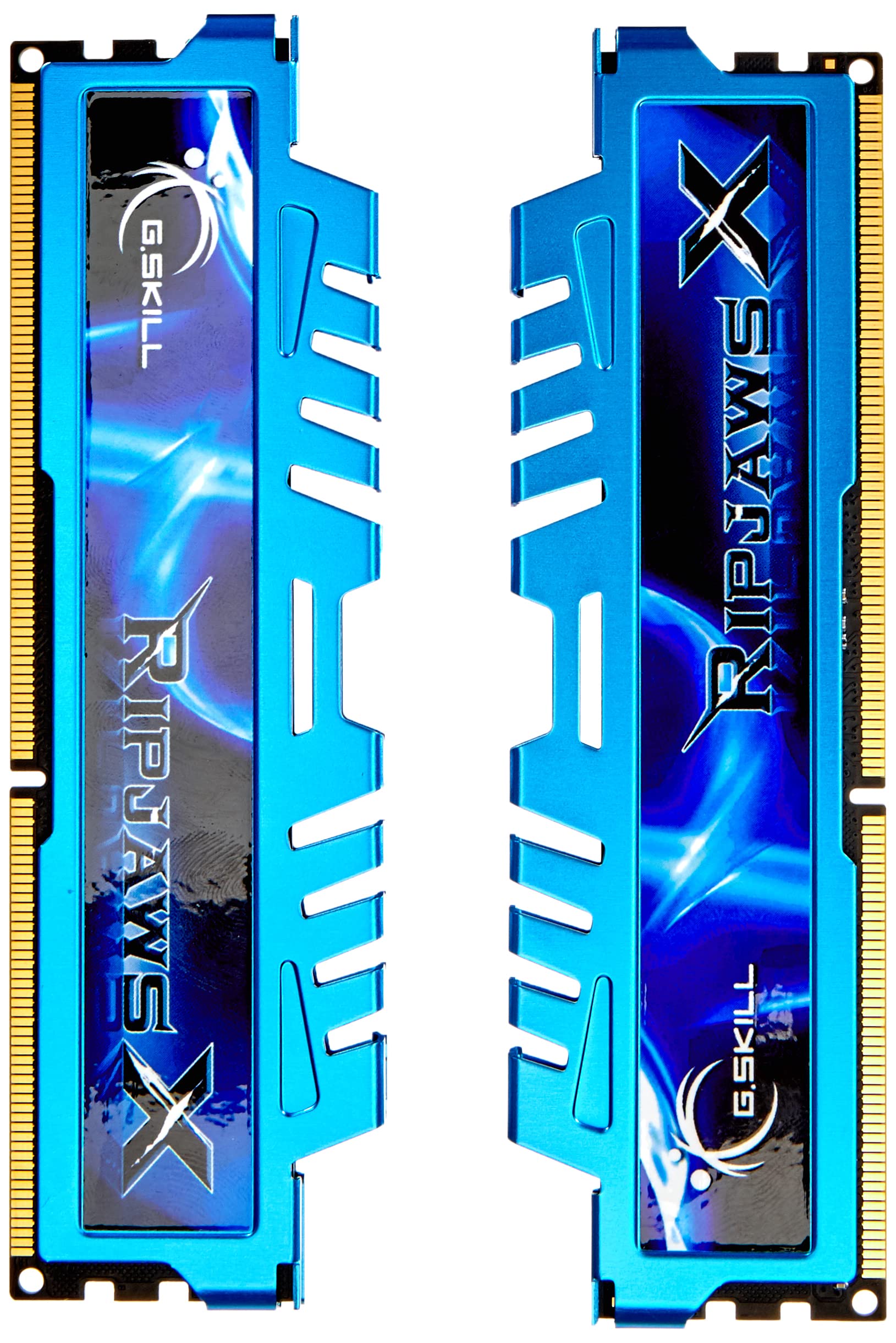 G.Skill F3-2400C11D-8GXM Ripjaws X 8GB (2x 4GB) DDR3 2400 MHz Dual Channel Memory Kit - Blue