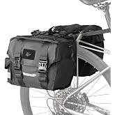 Rhinowalk Bike Pannier Bag for Bicycle Rear Rack Bag 22/40/50L Cycling Saddle Bag Luggage Storage Bag for Long Distance with Rain Cover