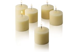 Set of 72 French Vanilla Scented Votive Candles 10 Hour