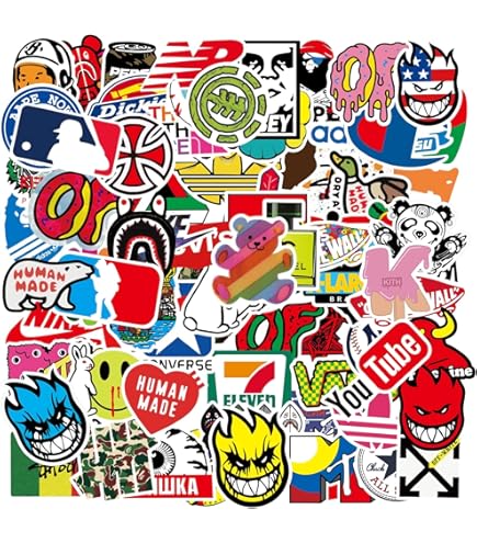 2 Wu-Tang Logo Stickers – 4 Inch Wide Vinyl Decals For Laptops, Skateboards, Cars