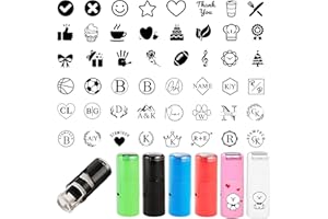 Custom Loyalty Card Stamp with Logo Personalized Mini Self Inking Stamps 12mm/0.47inch Business Coffee Card Stamp