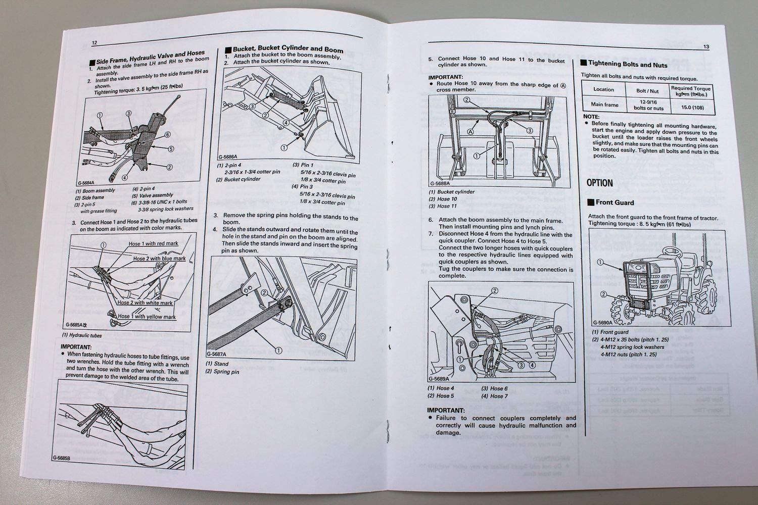  Kubota Kubota Front Loader Model La211 Operators Manual 0752589927017 Kubota Manuals Patio Lawn Garden