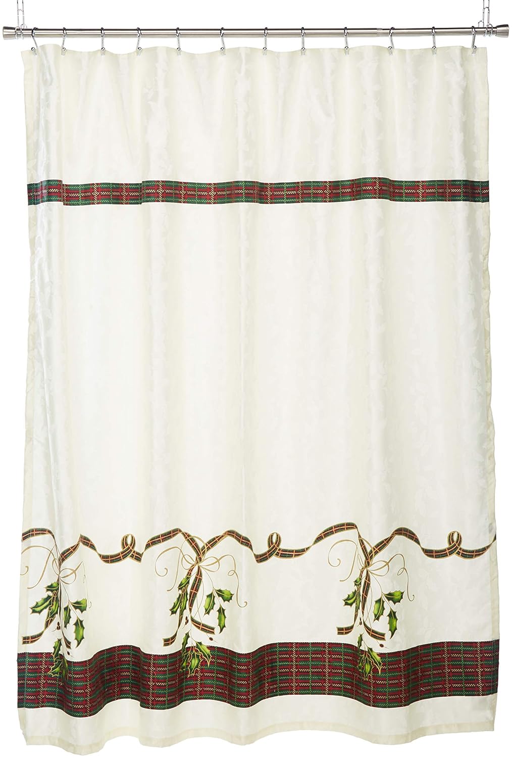 Lenox Holiday Multi Color Shower Curtain Badzubehor Textilien