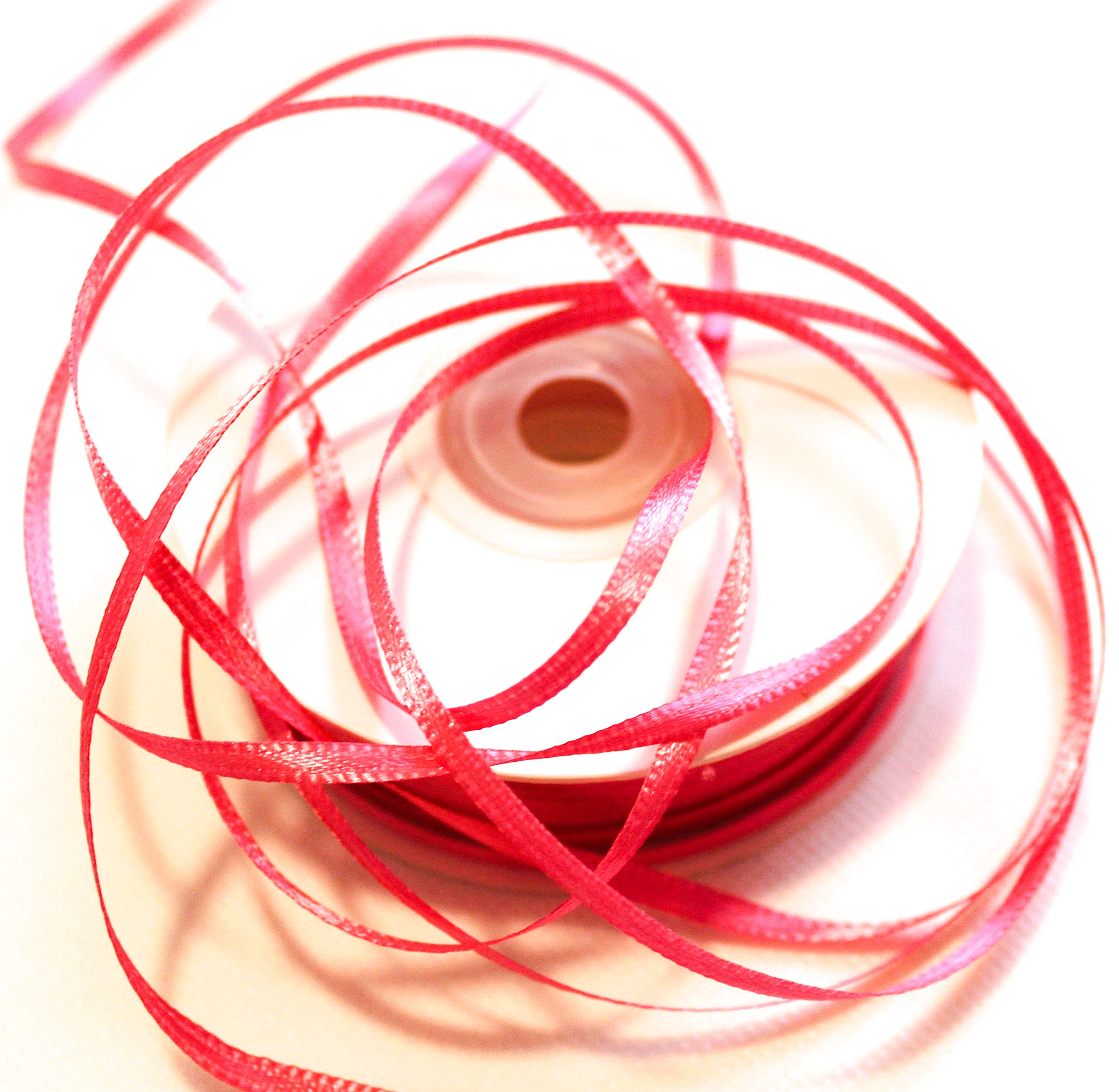 100 m Satin Ribbon 3 mm Wide