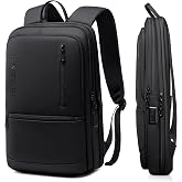 Fenree.geer Slim Laptop Backpack for Men with USB Port, Fits 15.6 Inch | Lightweight Business Backpack, Anti Theft &amp; Water Resistant College Commuter Backpacks for Daily Office Work, Black
