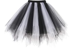 HomRain Women's 1950s Vintage Tutu Skirt Ballet Bubble Dance Skirts for Cosplay Party Adult Skirts