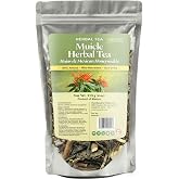 Muicle Herbal Tea - Hojas de Mexican Honeysuckle (Justicia spicigera) - Jumbo Size - Net Wt. 113 g (4 oz) - Natural Sun-Dried Loose Leaves - Wildcrafted, Vegan, Non-GMO, Gluten-Free, Caffeine-Free