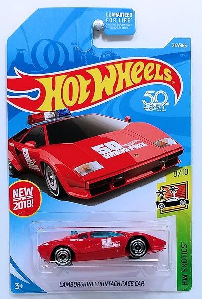 lamborghini countach hot wheels 2018
