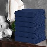 Utopia Towels Premium Hand Towel Set Navy 6 Pack 41 x 71 cm 100% Cotton view 7